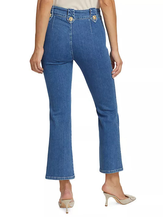 Flare Trouser With Sailor Buttons