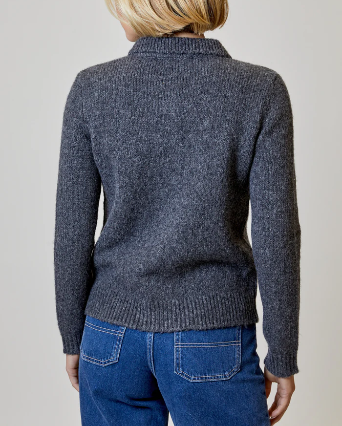 Beaded Bow Button Cardigan