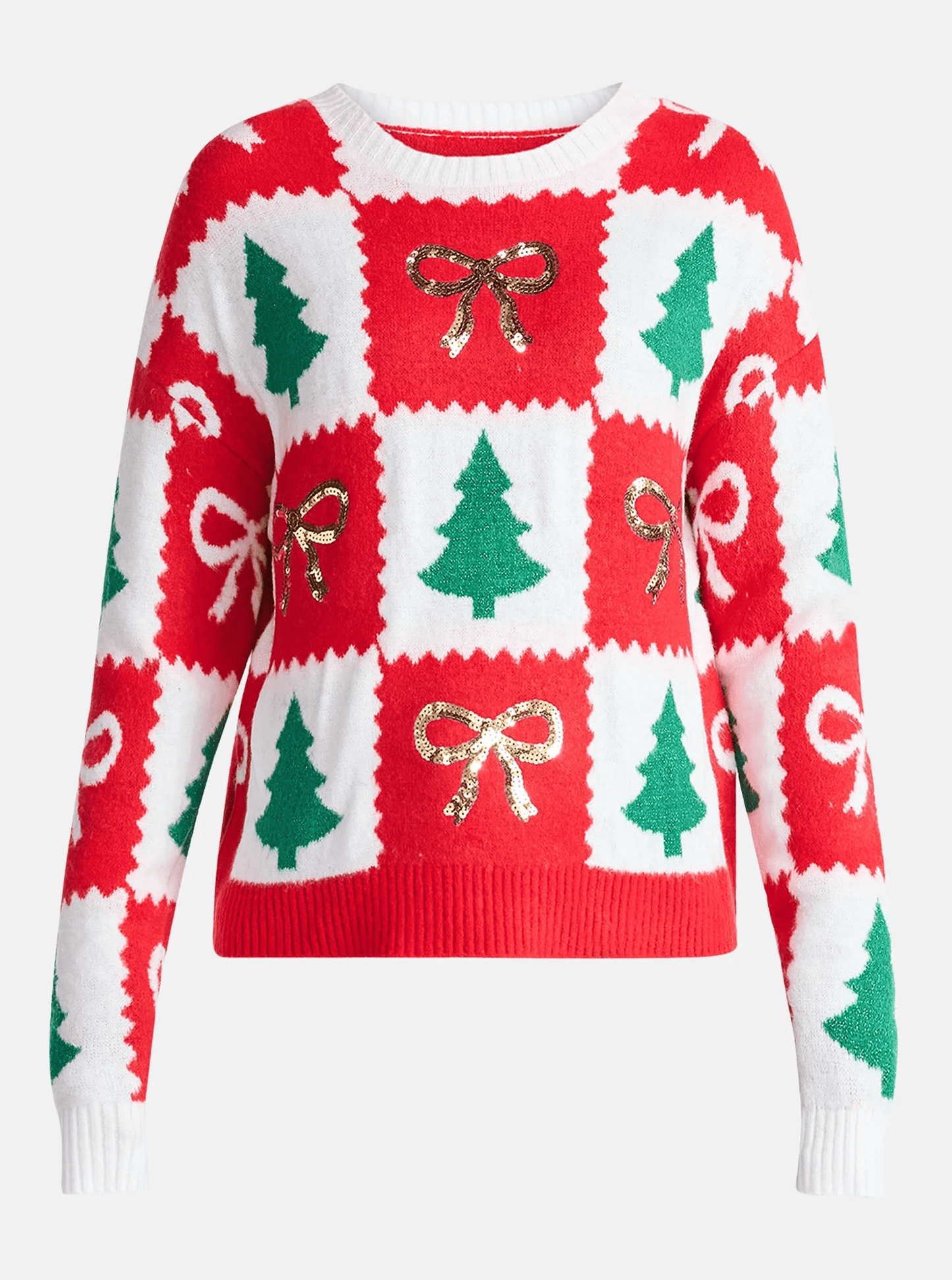 Embellished Pullover Christmas Sweater