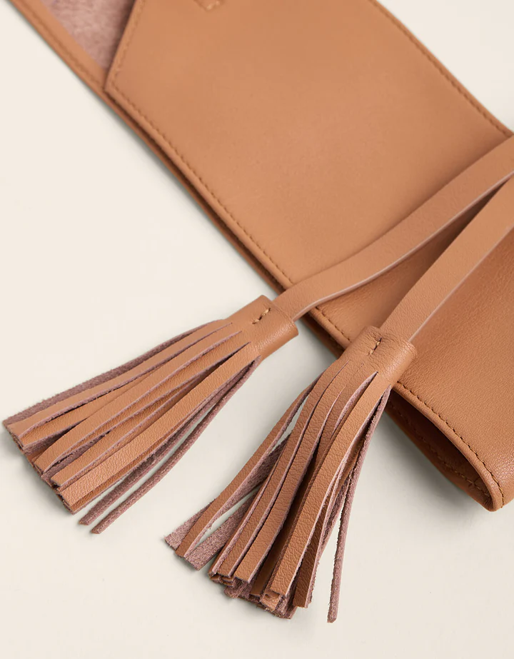 Leather belt