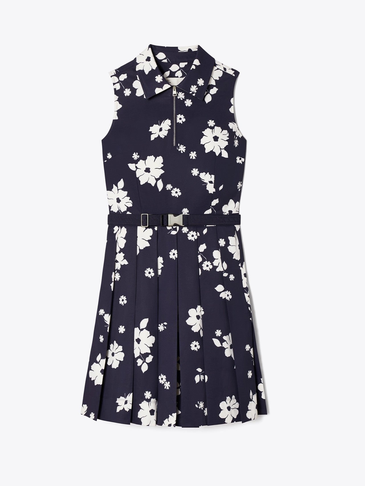 Stretch Printed Sleeveless Mini Dress