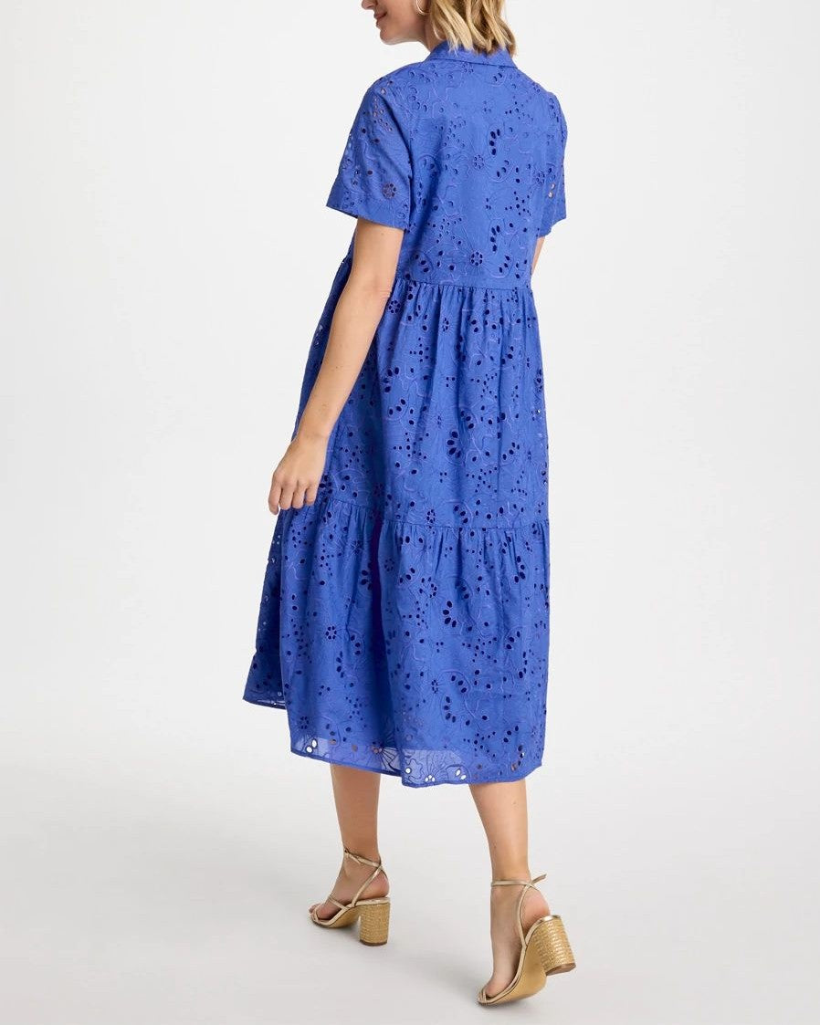 Eyelet Tiered Dress