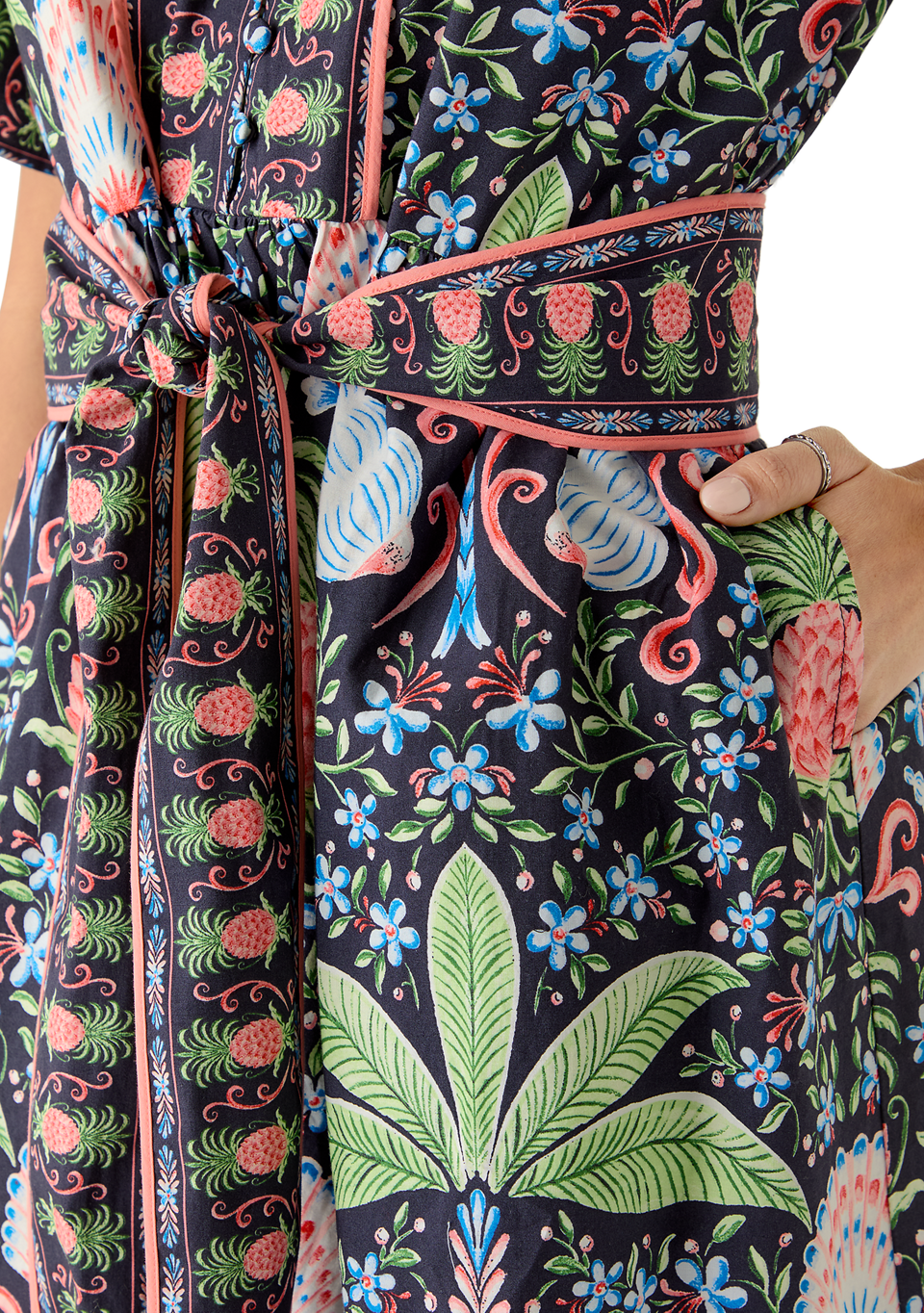 Petite Printed Shirt Dress
