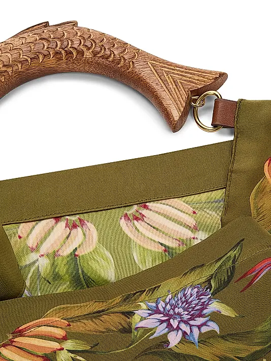 Satin Scarf Medium Bag
