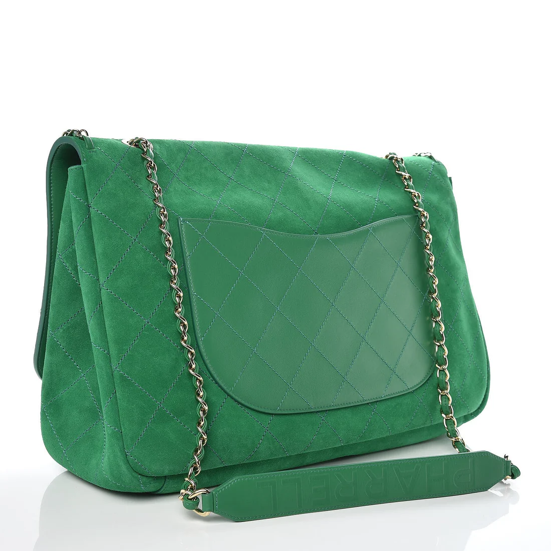 Double-C Suede XXL Classic Flap Bag