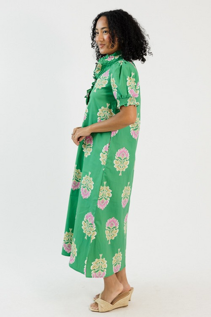 Perfect Floral Maxi Dress, Green