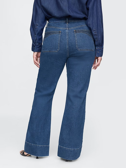 High Rise '70s Flare Jeans