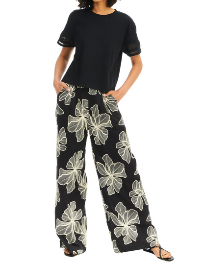 Elegant bustier pants two-piece set