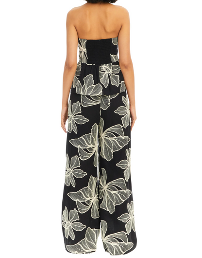 Elegant bustier pants two-piece set