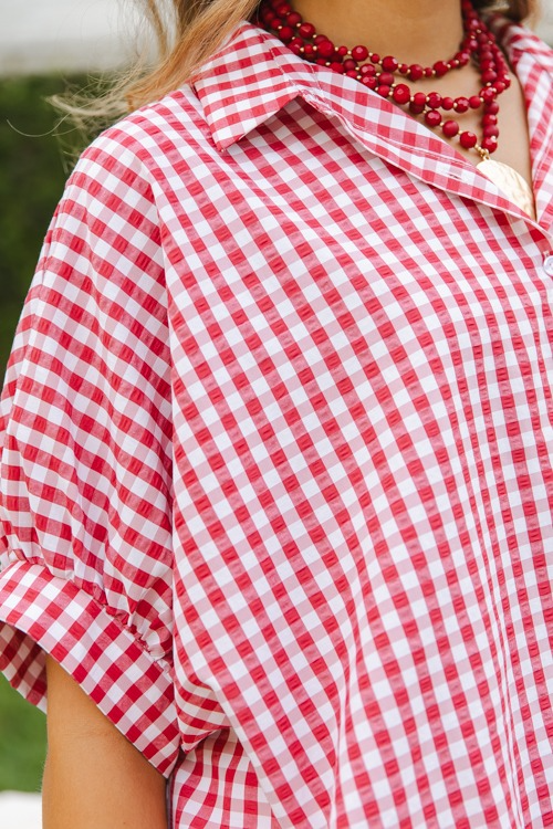 Grayson Gingham Cotton Shirt