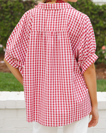 Grayson Gingham Cotton Shirt