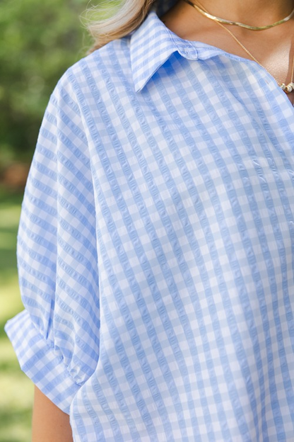 Grayson Gingham Cotton Shirt