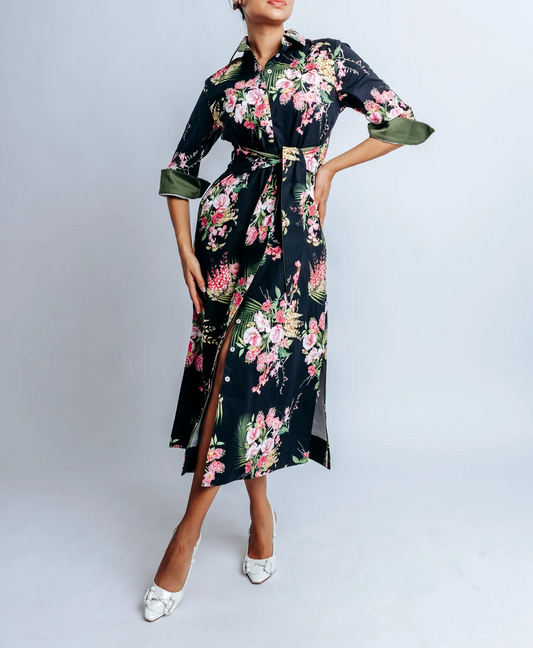 Multi-color Printed Dress