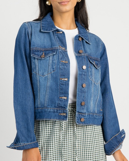 Closet Staple Denim Jacket Coat