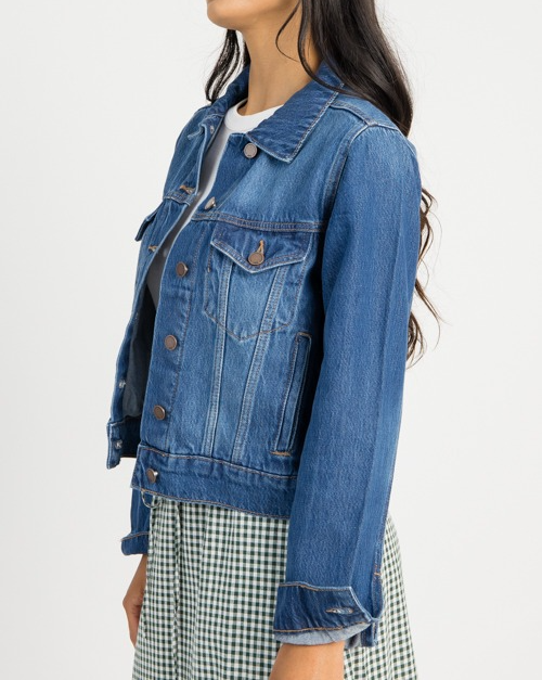 Closet Staple Denim Jacket Coat
