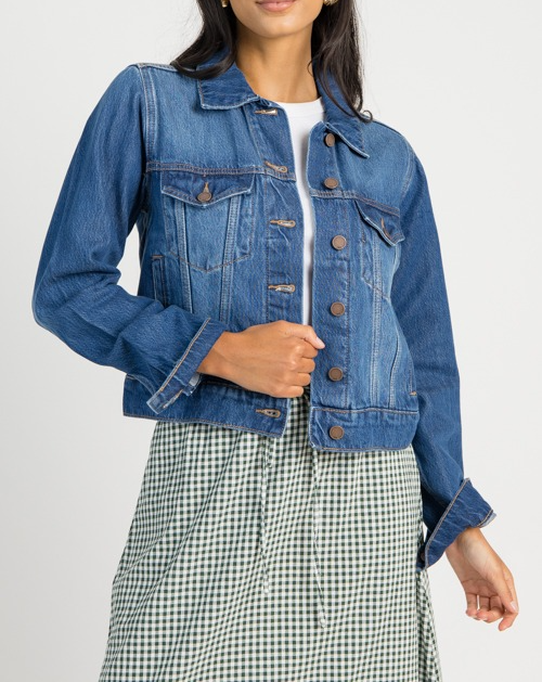 Closet Staple Denim Jacket Coat