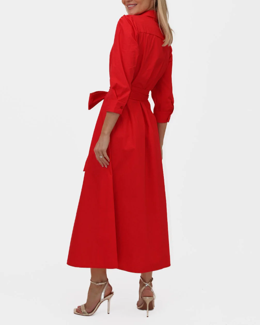 Elegant Bow Maxi Dress