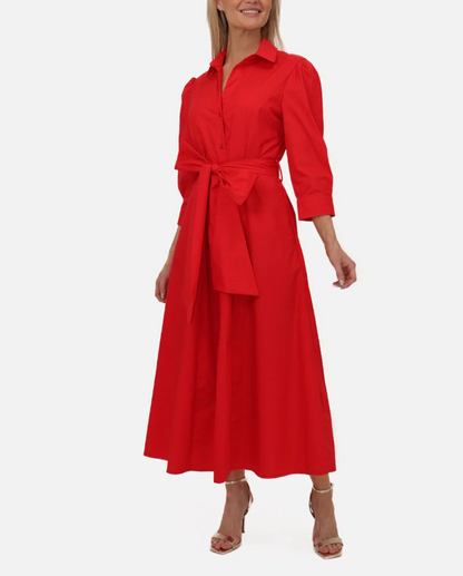 Elegant Bow Maxi Dress