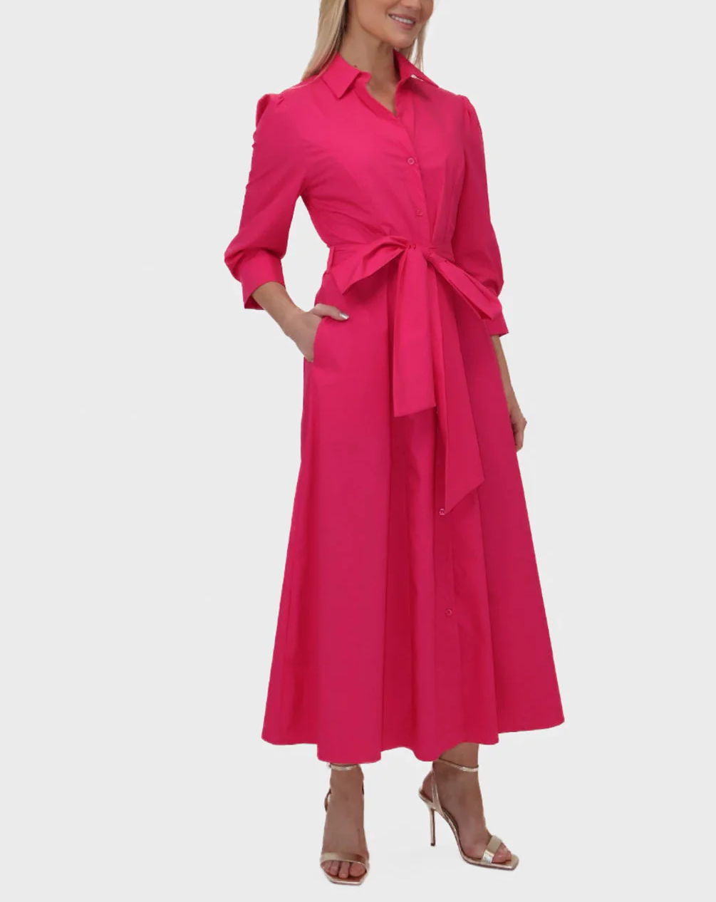 Elegant Bow Maxi Dress