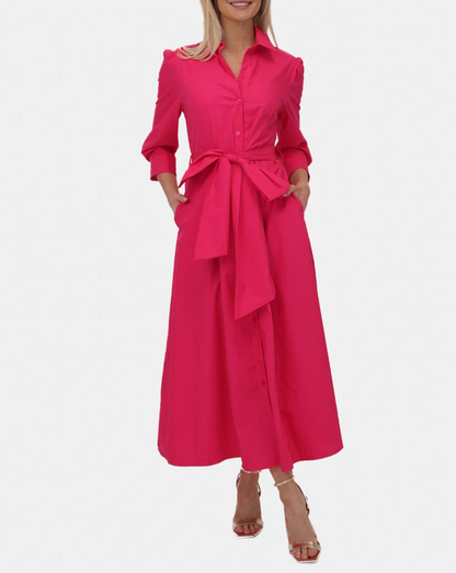 Elegant Bow Maxi Dress