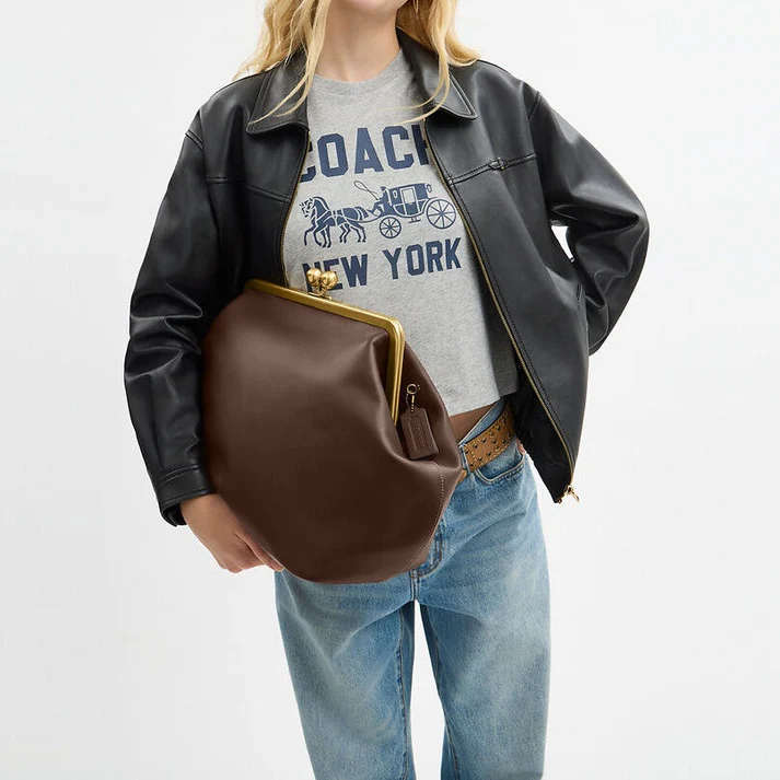 Large Kisslock Frame Bag