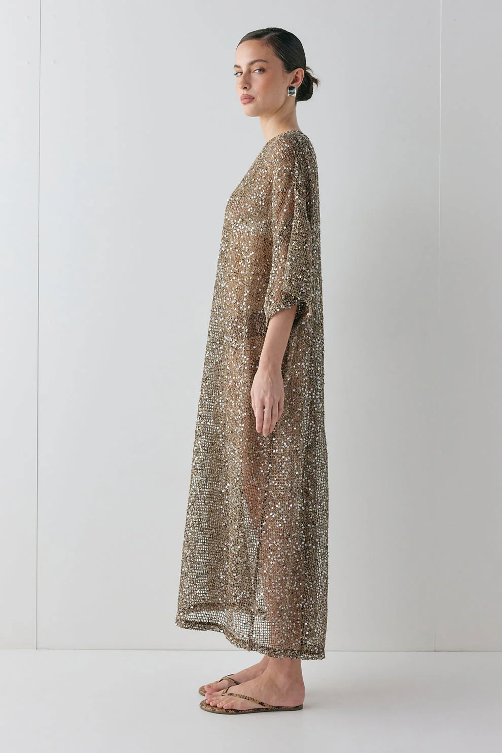 Sequined midi dress