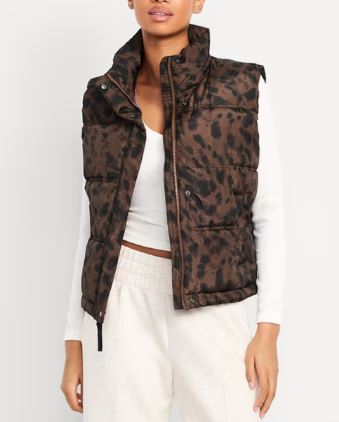 Water-Resistant Puffer Vest