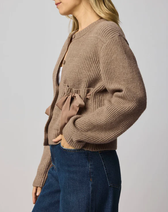 Knit Tie Cardigan