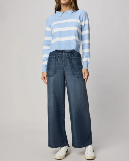 Lounge Denim Straight Pant