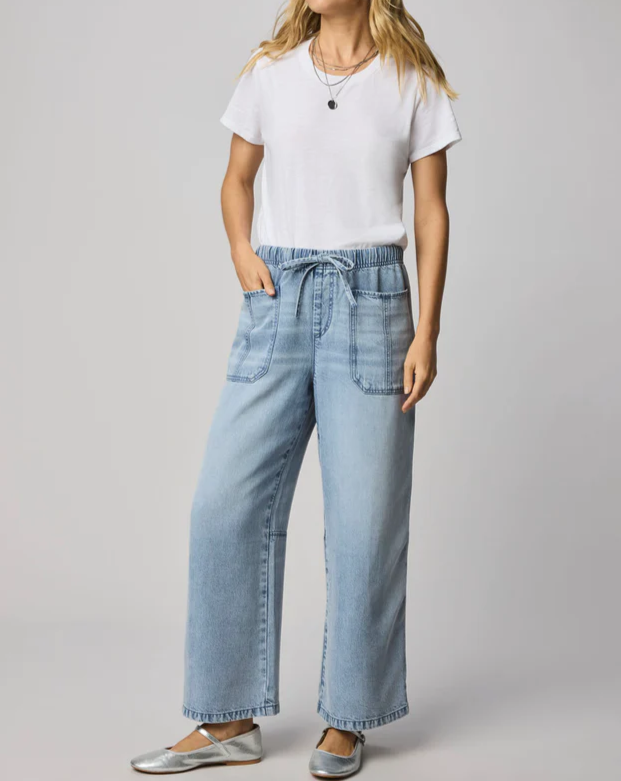 Lounge Denim Straight Pant