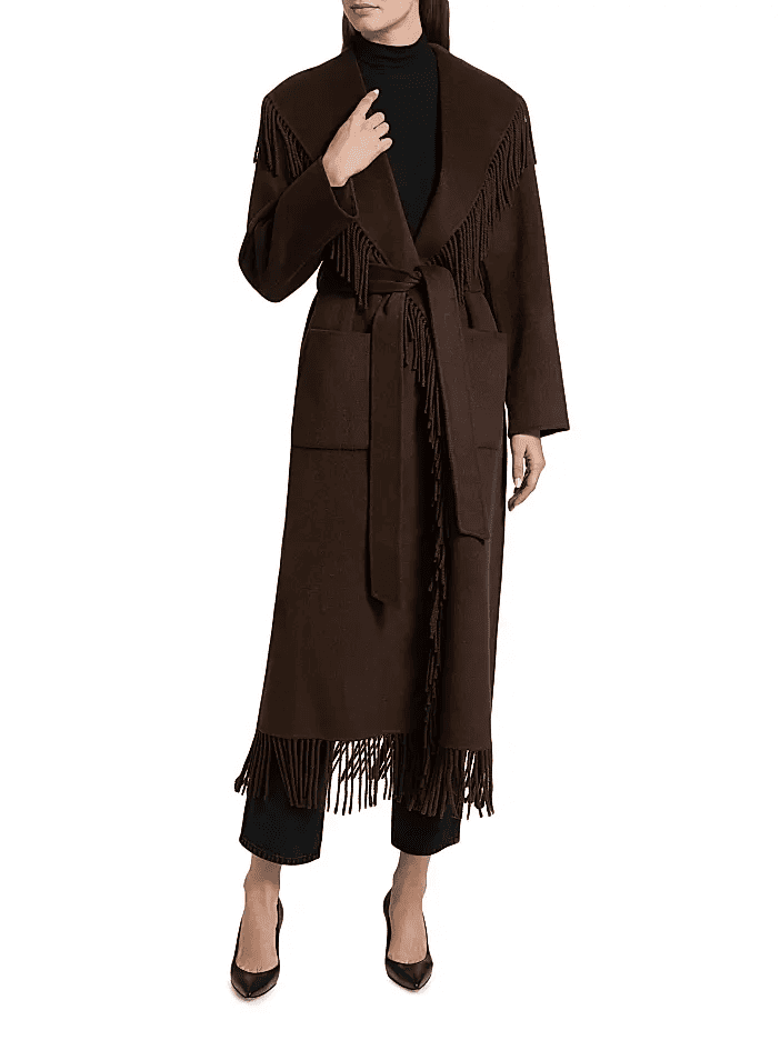 Fringed Longline Coat