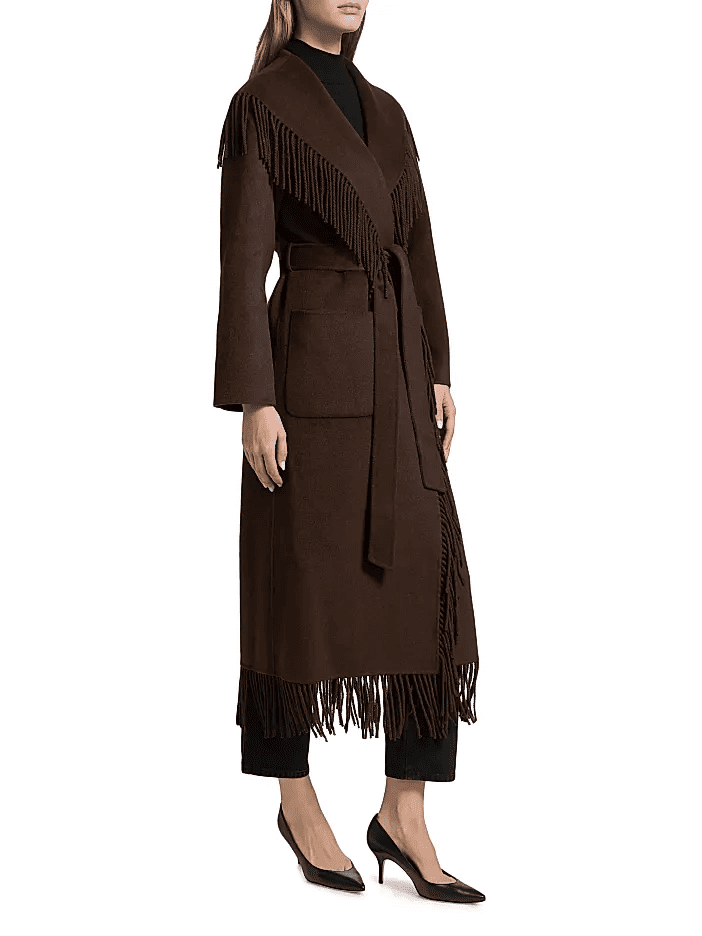 Fringed Longline Coat