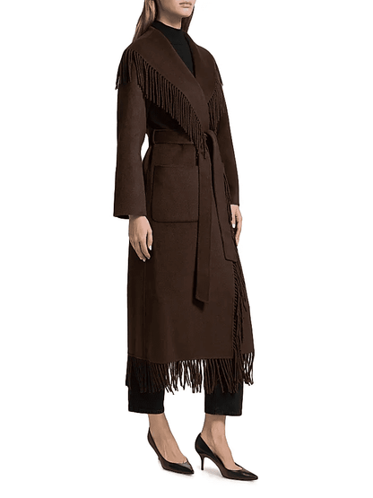Fringed Longline Coat