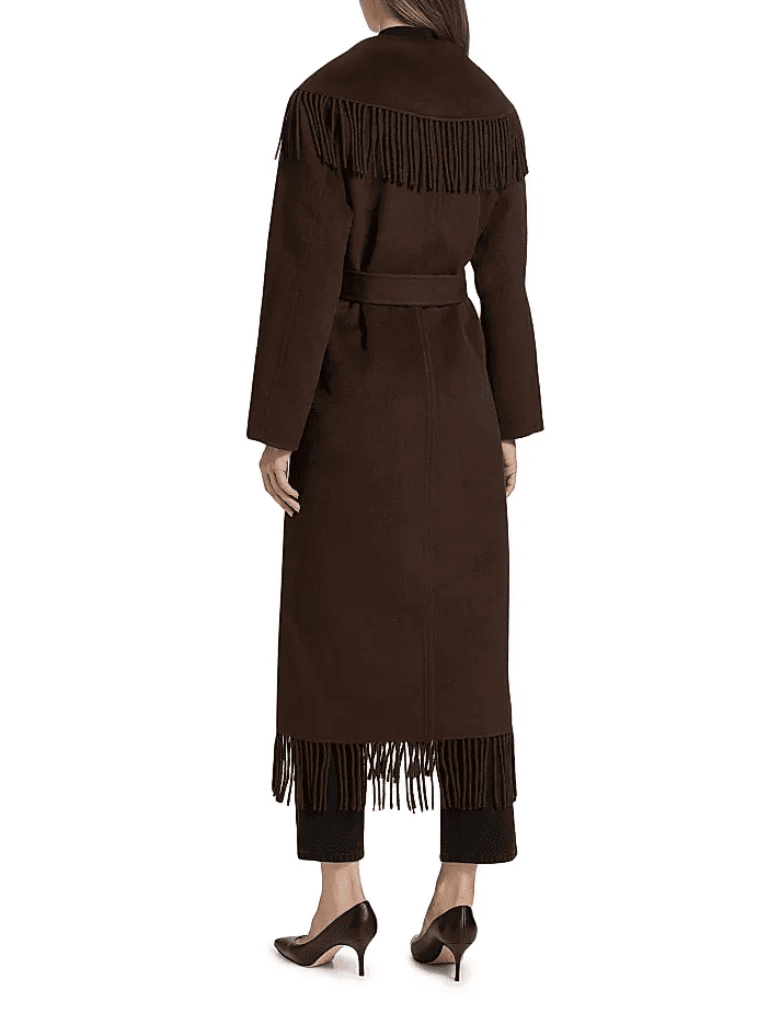 Fringed Longline Coat