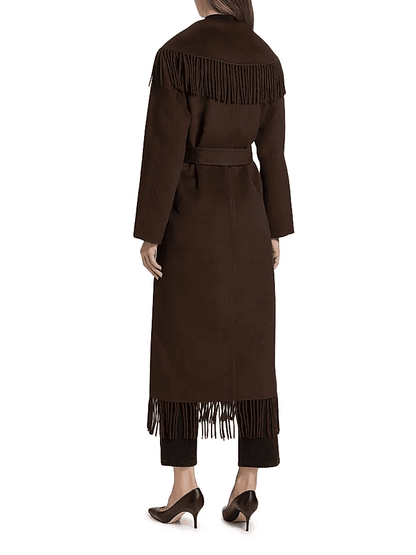 Fringed Longline Coat