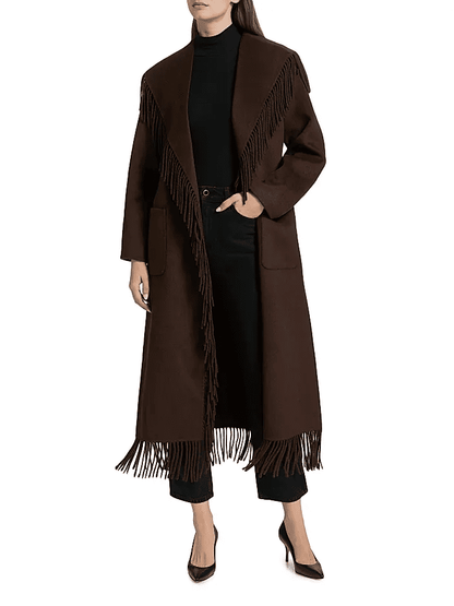 Fringed Longline Coat