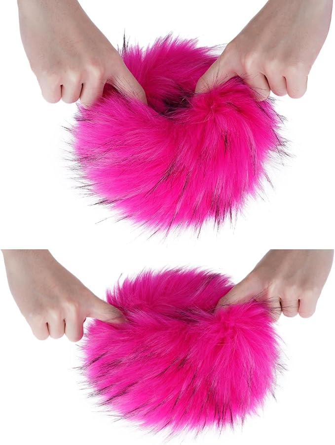 Faux Fur Wrist Cuffs