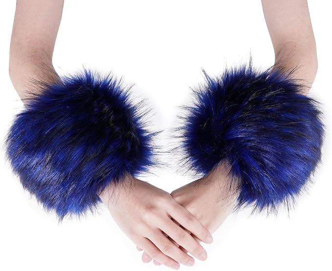 Faux Fur Wrist Cuffs