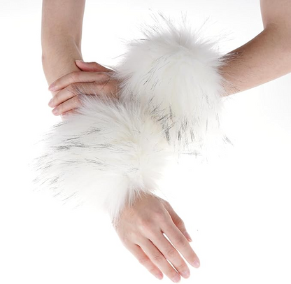 Faux Fur Wrist Cuffs