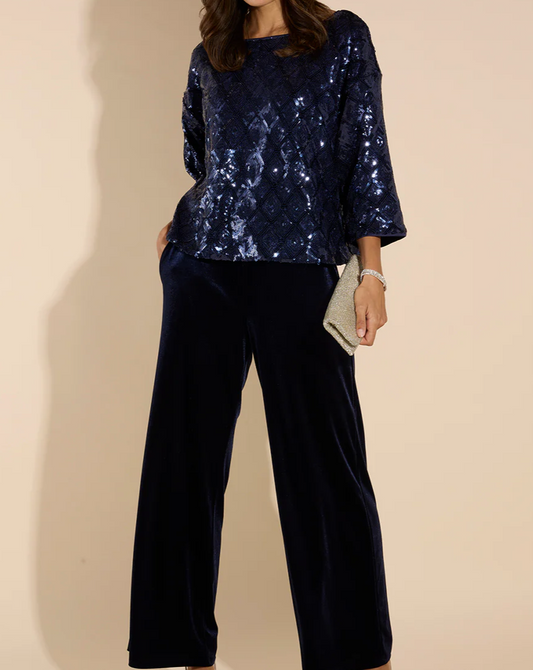 Stretch Velvet Pants