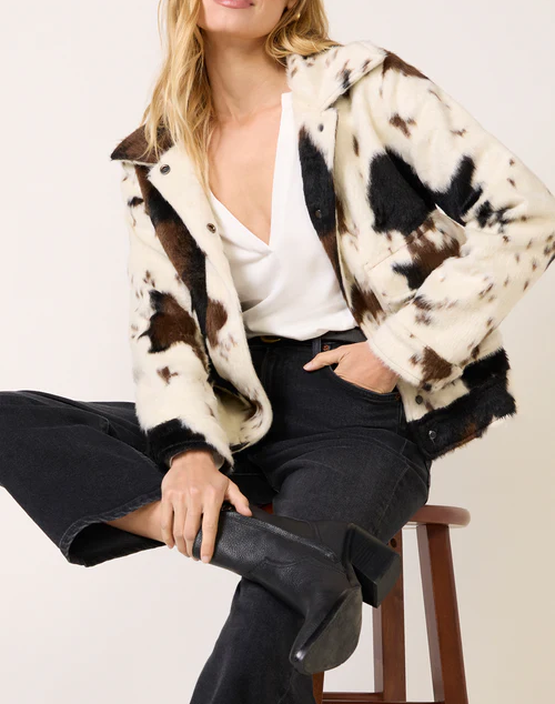 Cow Print Jacket