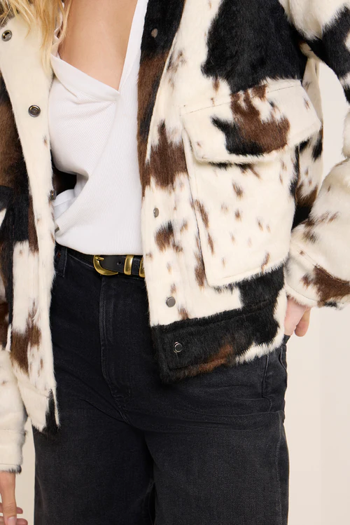 Cow Print Jacket