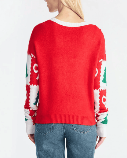 Embellished Pullover Christmas Sweater