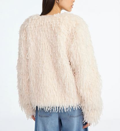 Whispy Faux Fur Jacket