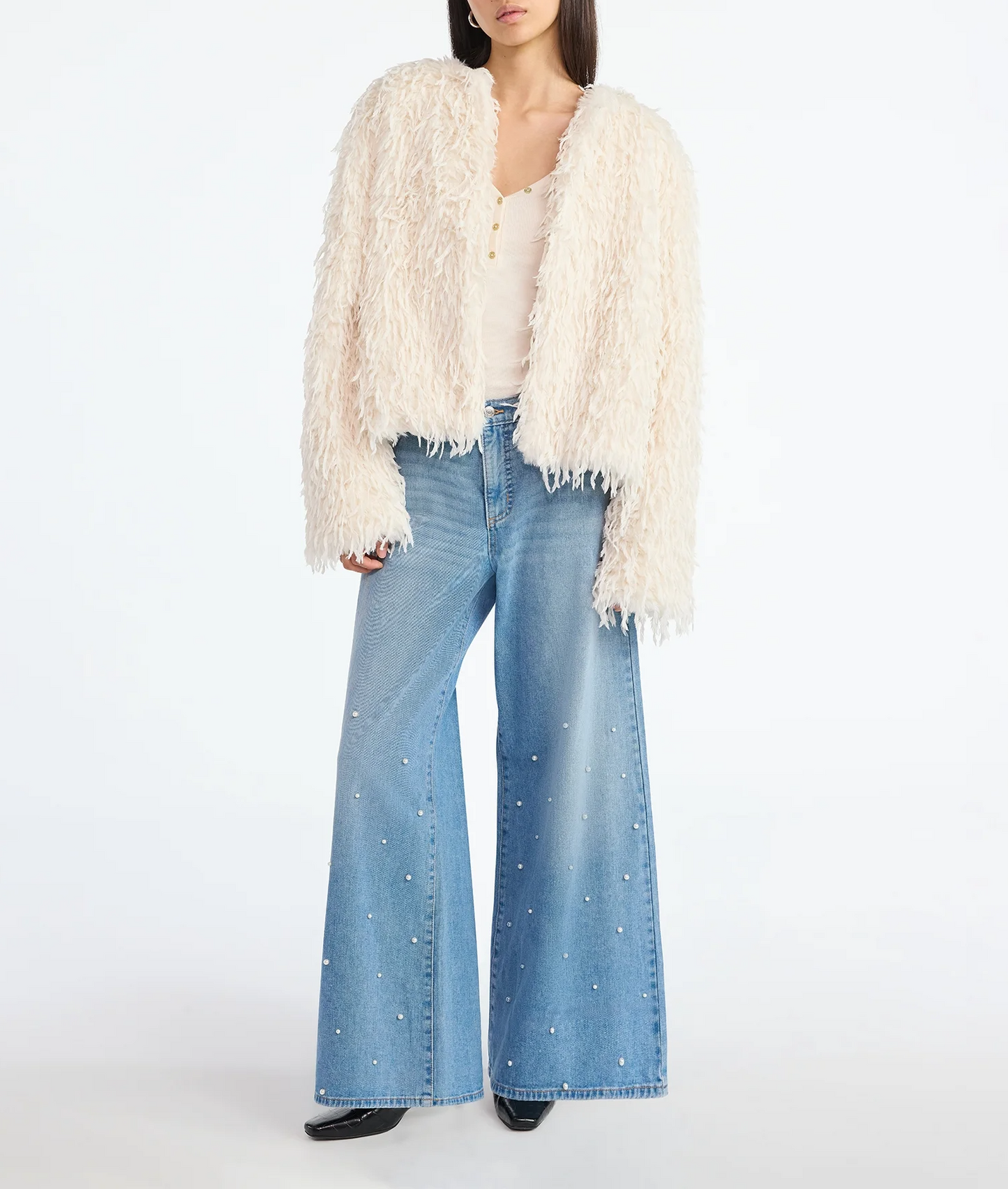 Whispy Faux Fur Jacket