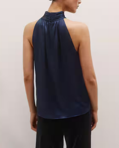 Halterneck Top + Tie