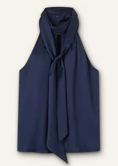 Halterneck Top + Tie