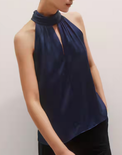 Halterneck Top + Tie