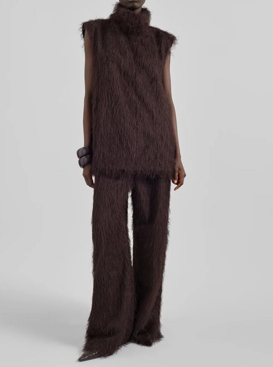 Plush Sleeveless Set