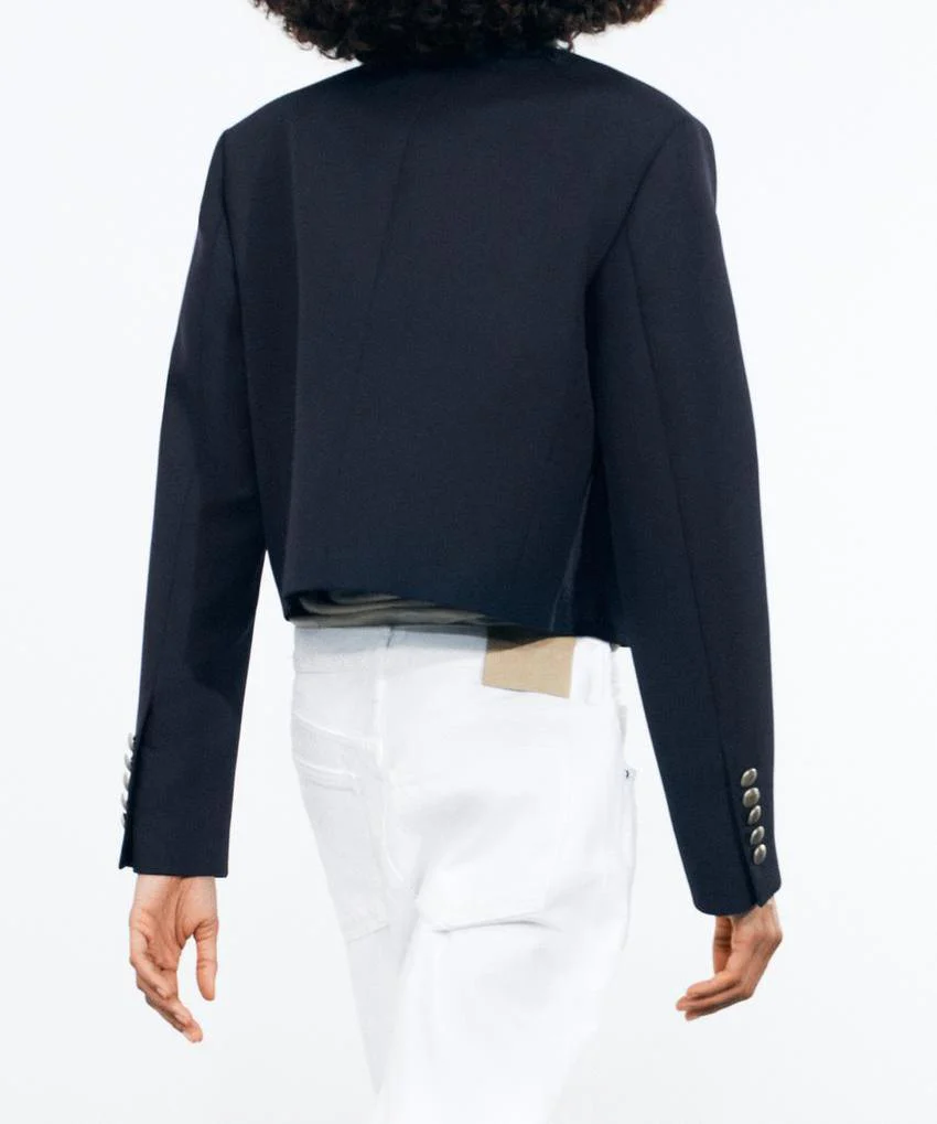 Wool drawstring jacket